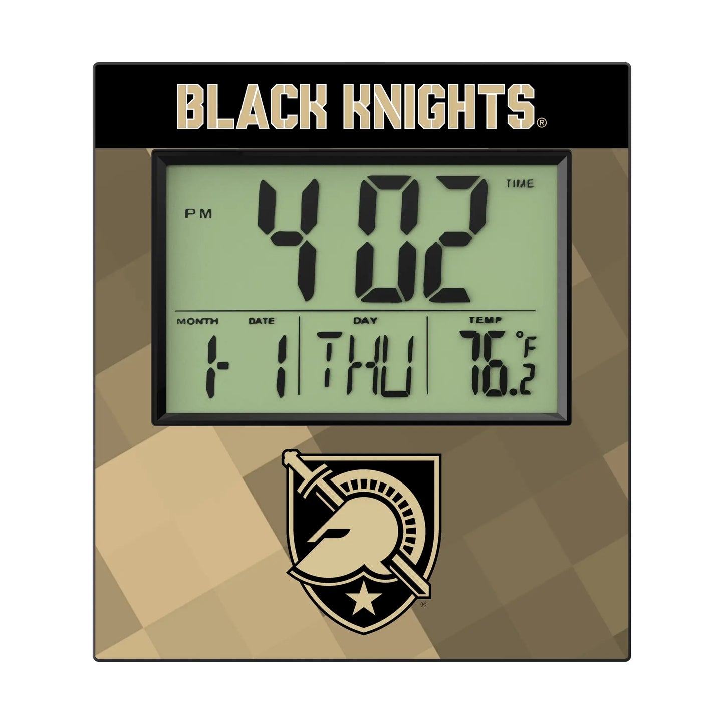 United States Military Academy Black Knights Color Block Wall Clock