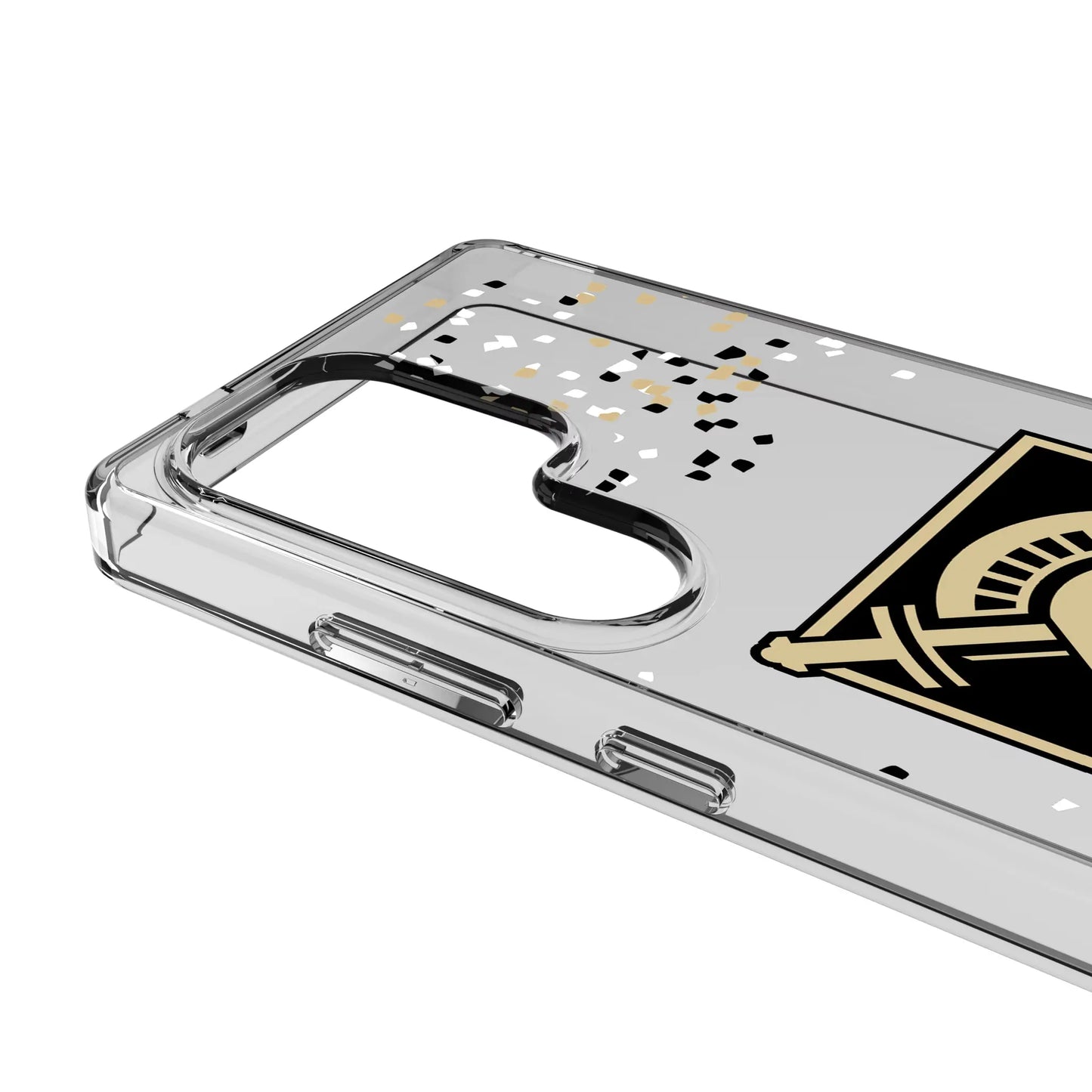 United States Military Academy Black Knights Confetti Clear Phone Case for Samsung Galaxy