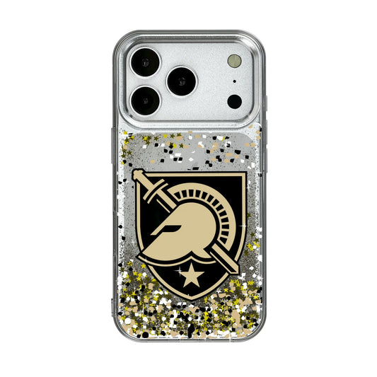 United States Military Academy Black Knights Confetti Glitter Phone Case for Apple iPhone