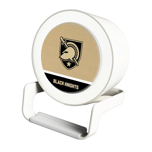 United States Military Academy Black Knights Endzone Solid Night Light Charger and Bluetooth Speaker