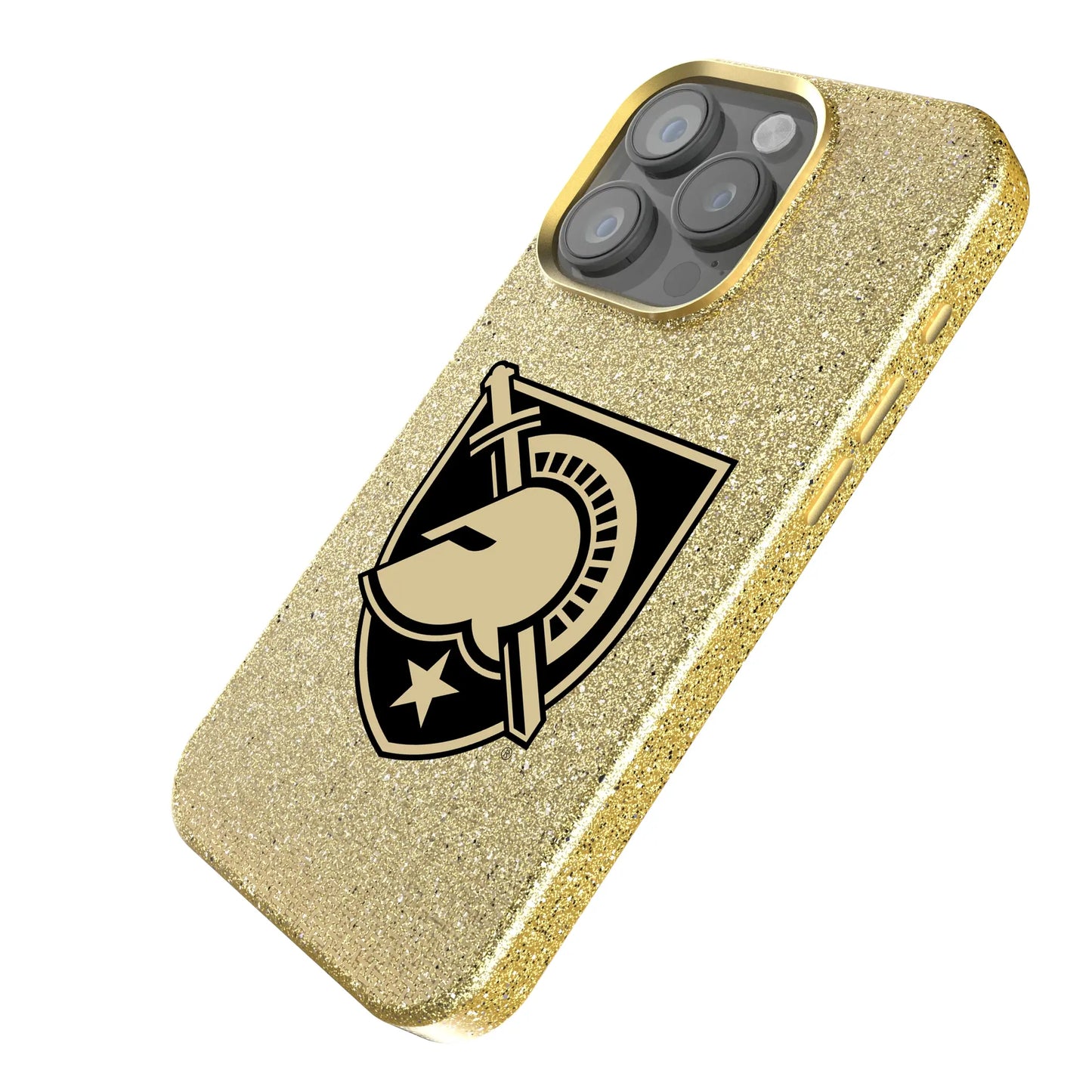 United States Military Academy Black Knights Linen Bling Phone Case for Apple iPhone