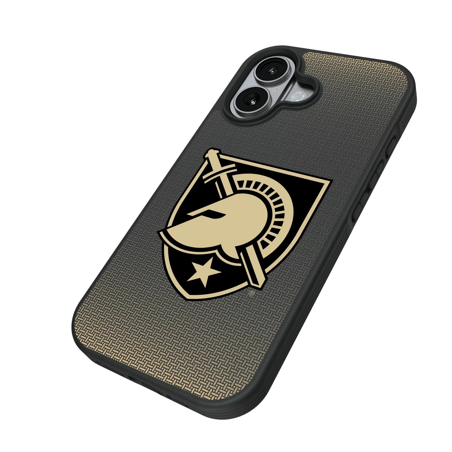 United States Military Academy Black Knights Linen Bump Phone Case for Apple iPhone