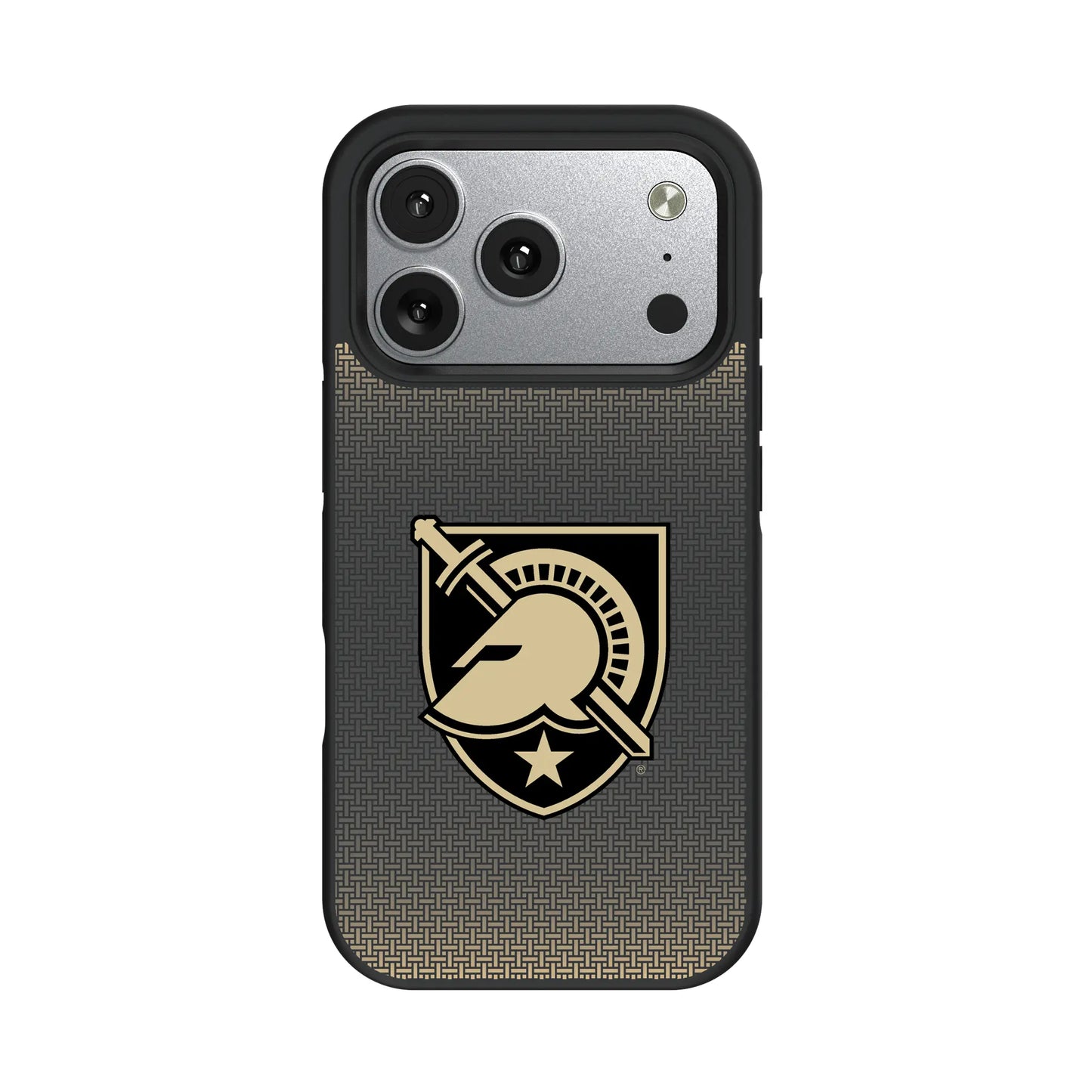 United States Military Academy Black Knights Linen Bump Phone Case for Apple iPhone