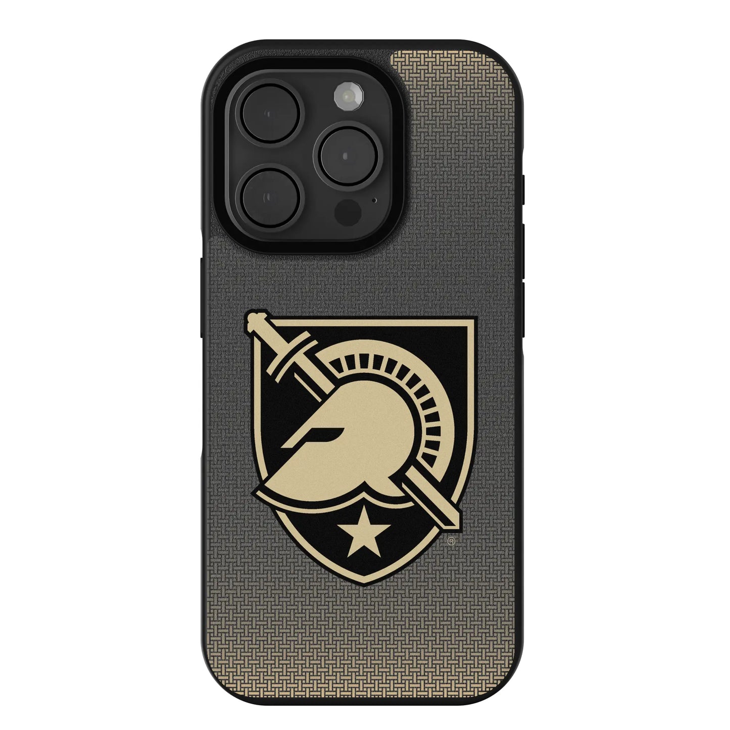United States Military Academy Black Knights Linen Bump Phone Case for Apple iPhone