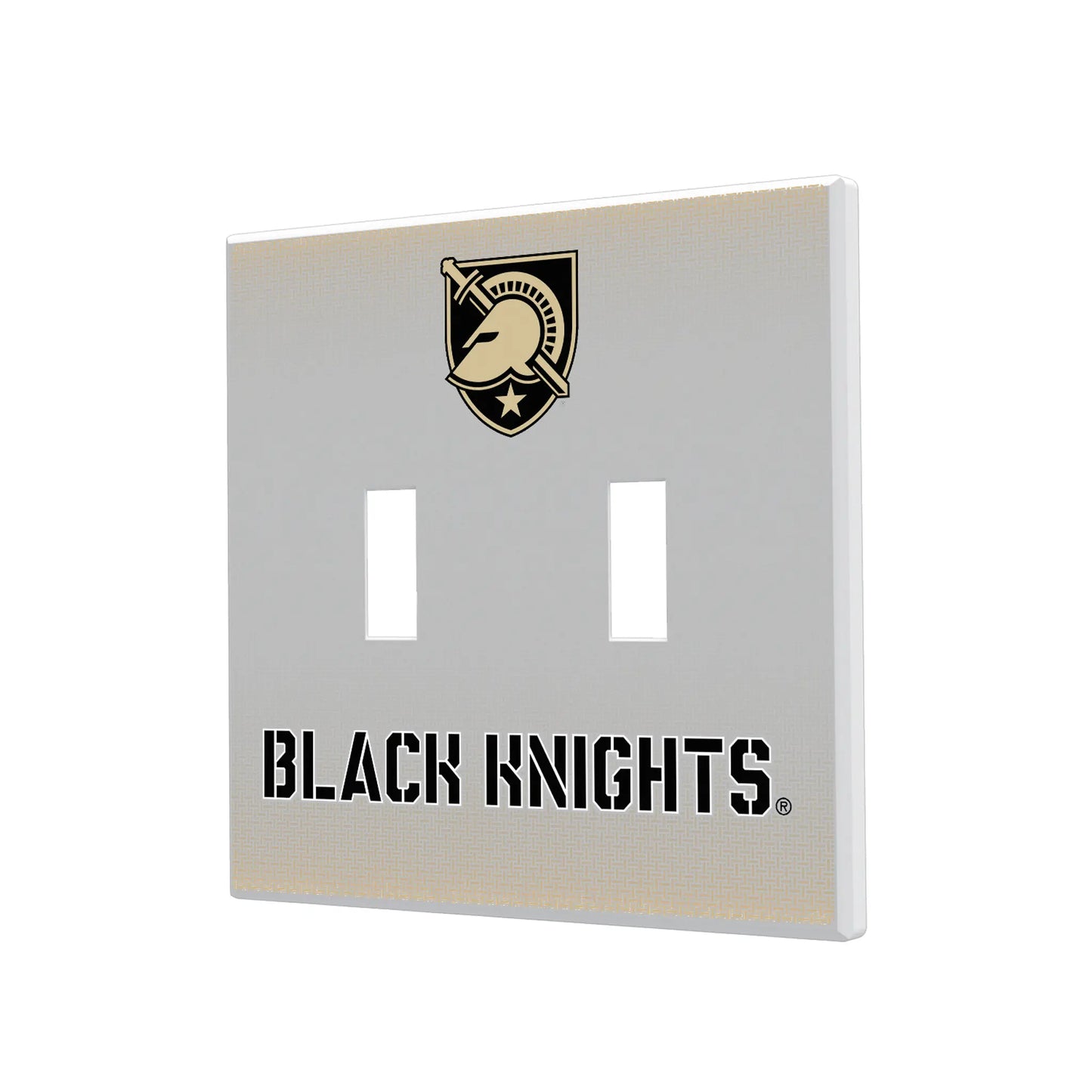 United States Military Academy Black Knights Linen Hidden-Screw Light Switch Plate