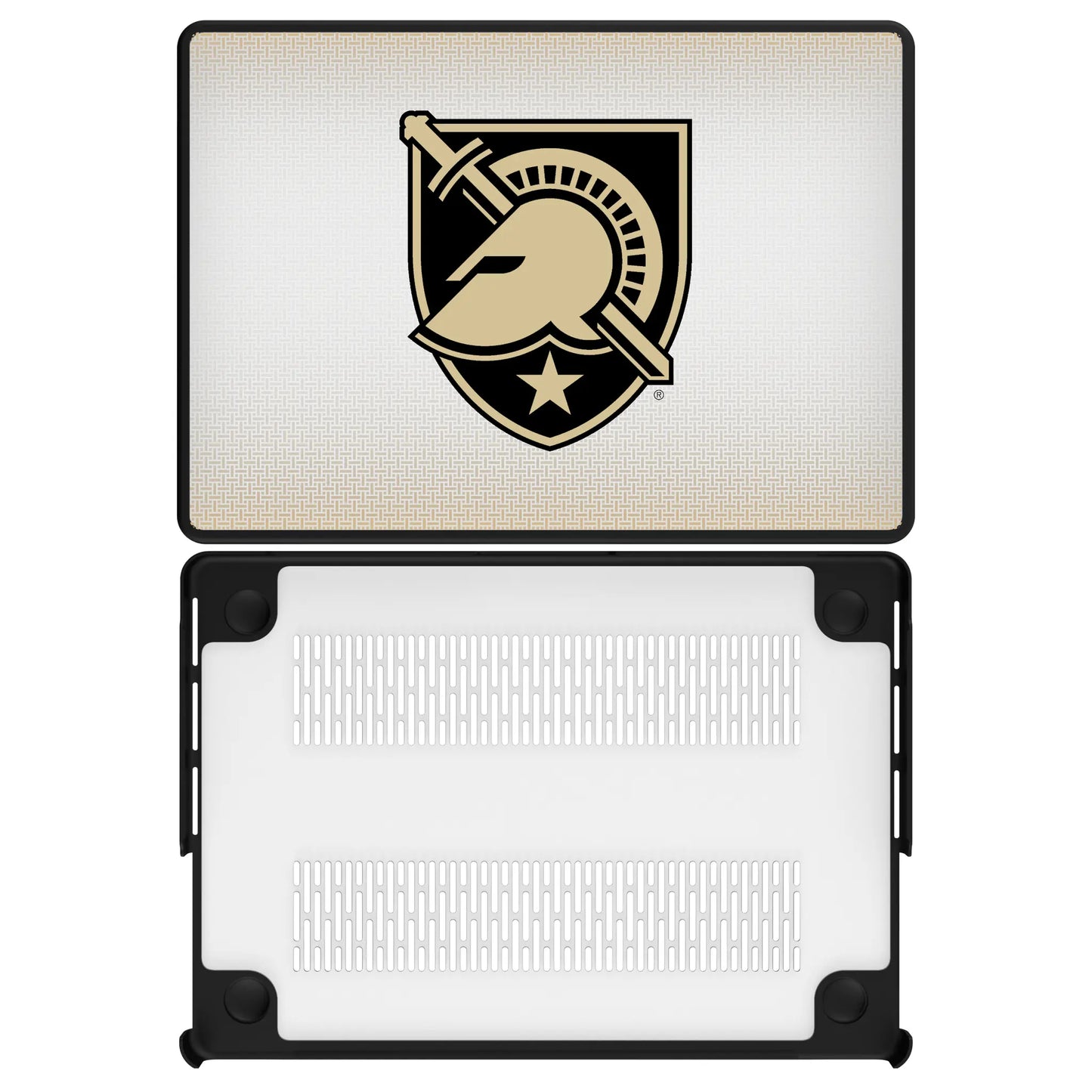 United States Military Academy Black Knights Linen Laptop Case for Apple MacBook