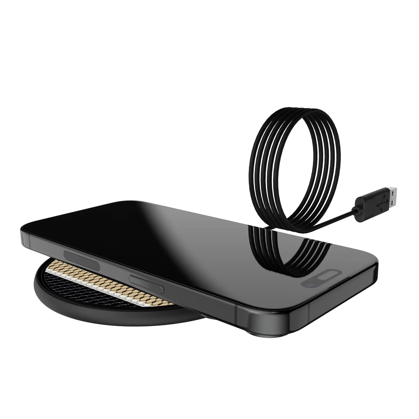 United States Military Academy Black Knights Mesh 15-Watt Wireless Charger