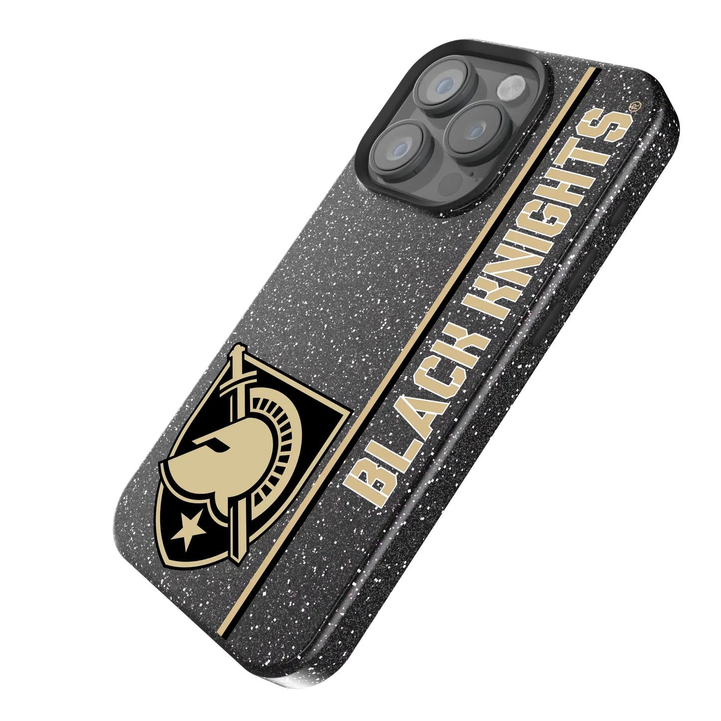 United States Military Academy Black Knights Sidebar Black Bling Phone Case for Apple iPhone