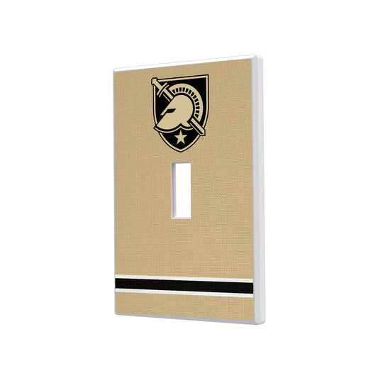 United States Military Academy Black Knights Stripe Hidden-Screw Light Switch Plate