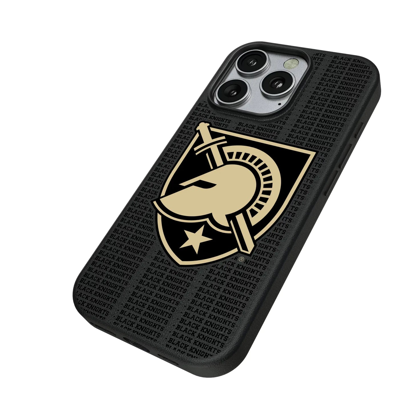 United States Military Academy Black Knights Text Backdrop MagSafe Compatible Phone Case for Apple iPhone