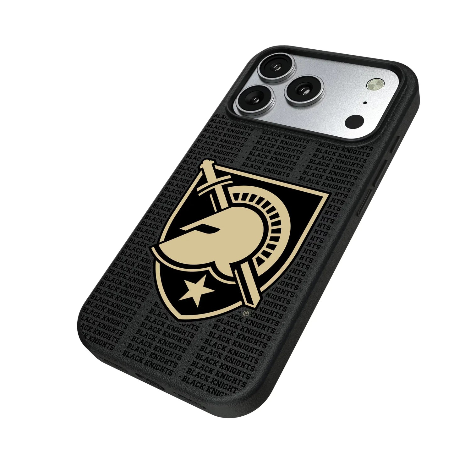 United States Military Academy Black Knights Text Backdrop MagSafe Compatible Phone Case for Apple iPhone