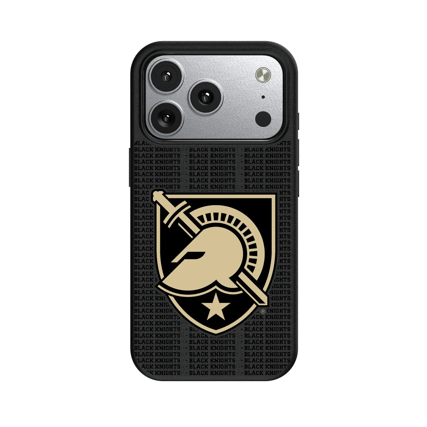 United States Military Academy Black Knights Text Backdrop MagSafe Compatible Phone Case for Apple iPhone