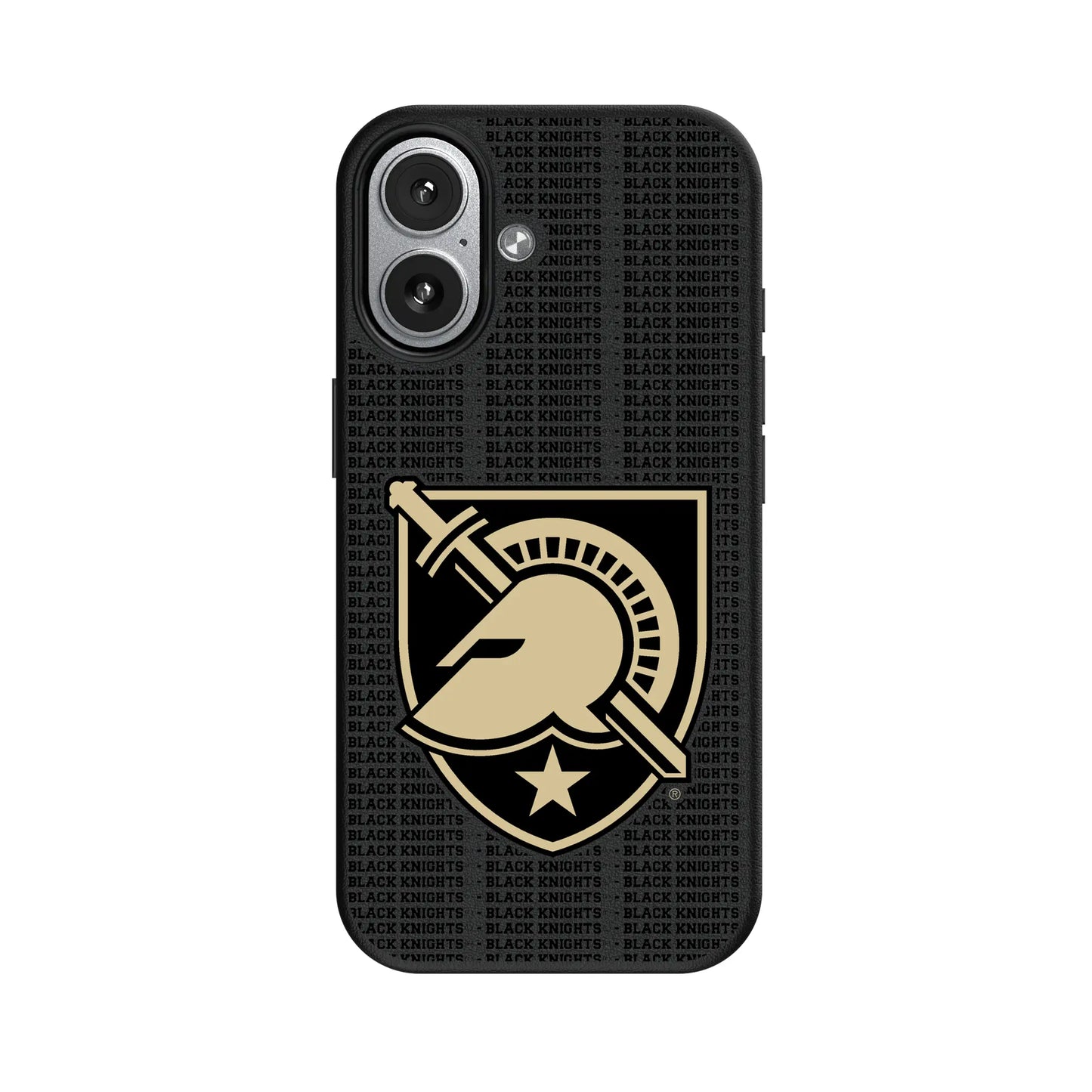 United States Military Academy Black Knights Text Backdrop MagSafe Compatible Phone Case for Apple iPhone