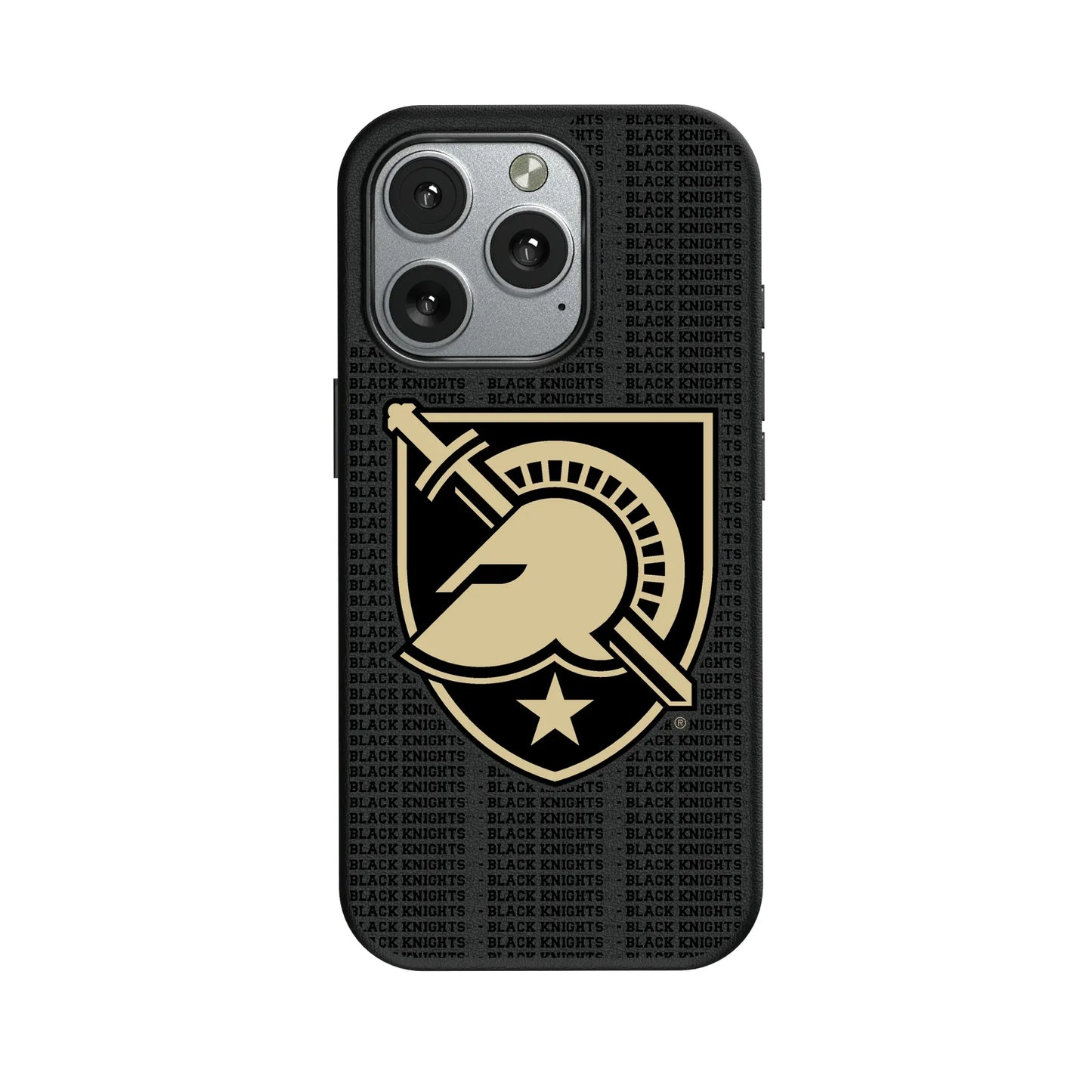 United States Military Academy Black Knights Text Backdrop MagSafe Compatible Phone Case for Apple iPhone