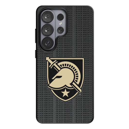 United States Military Academy Black Knights Text Backdrop MagSafe Compatible Phone Case for Samsung Galaxy