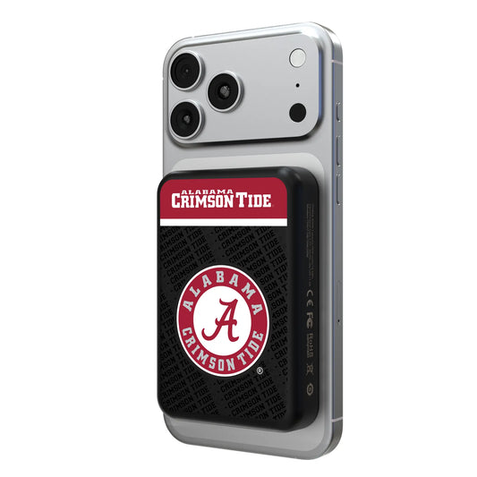 University of Alabama Crimson Tide Endzone Plus Wireless Mag Power Bank