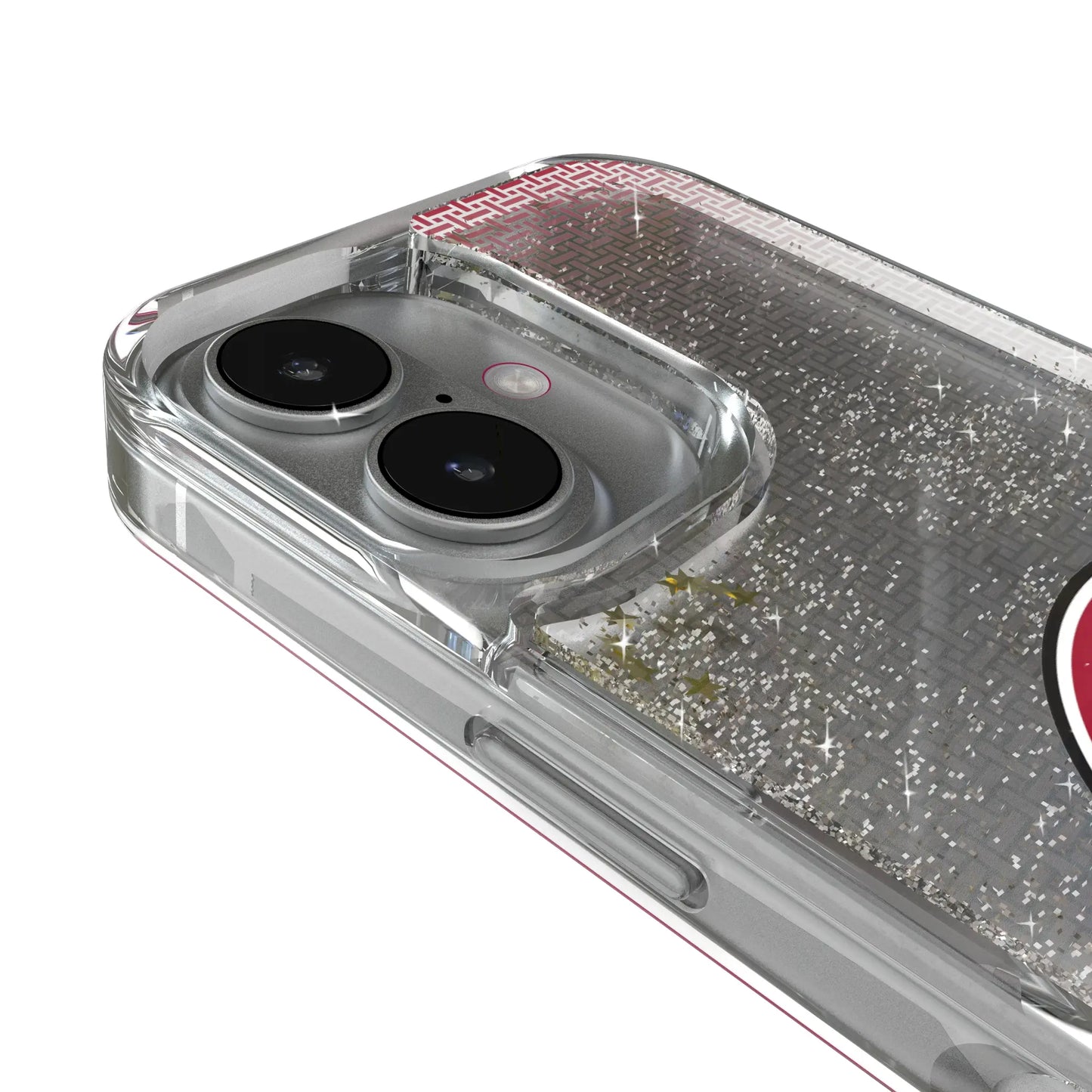 University of Alabama Crimson Tide Linen Glitter Phone Case for Apple iPhone