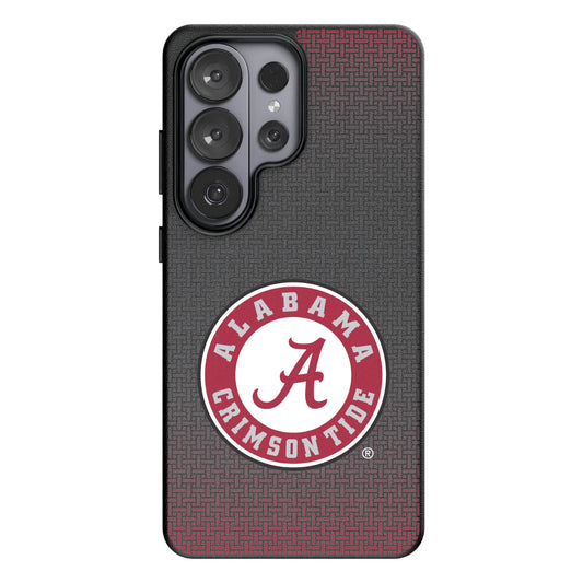 University of Alabama Crimson Tide Linen MagSafe Compatible Phone Case for Samsung Galaxy