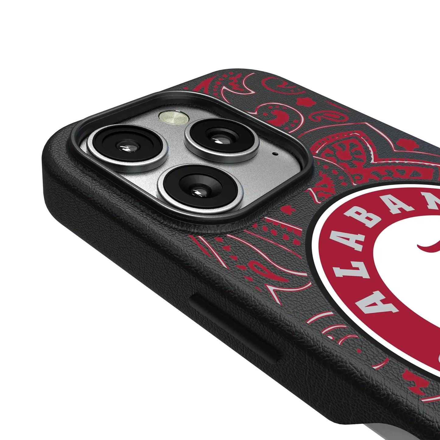 University of Alabama Crimson Tide Paisley MagSafe Compatible Phone Case for Apple iPhone