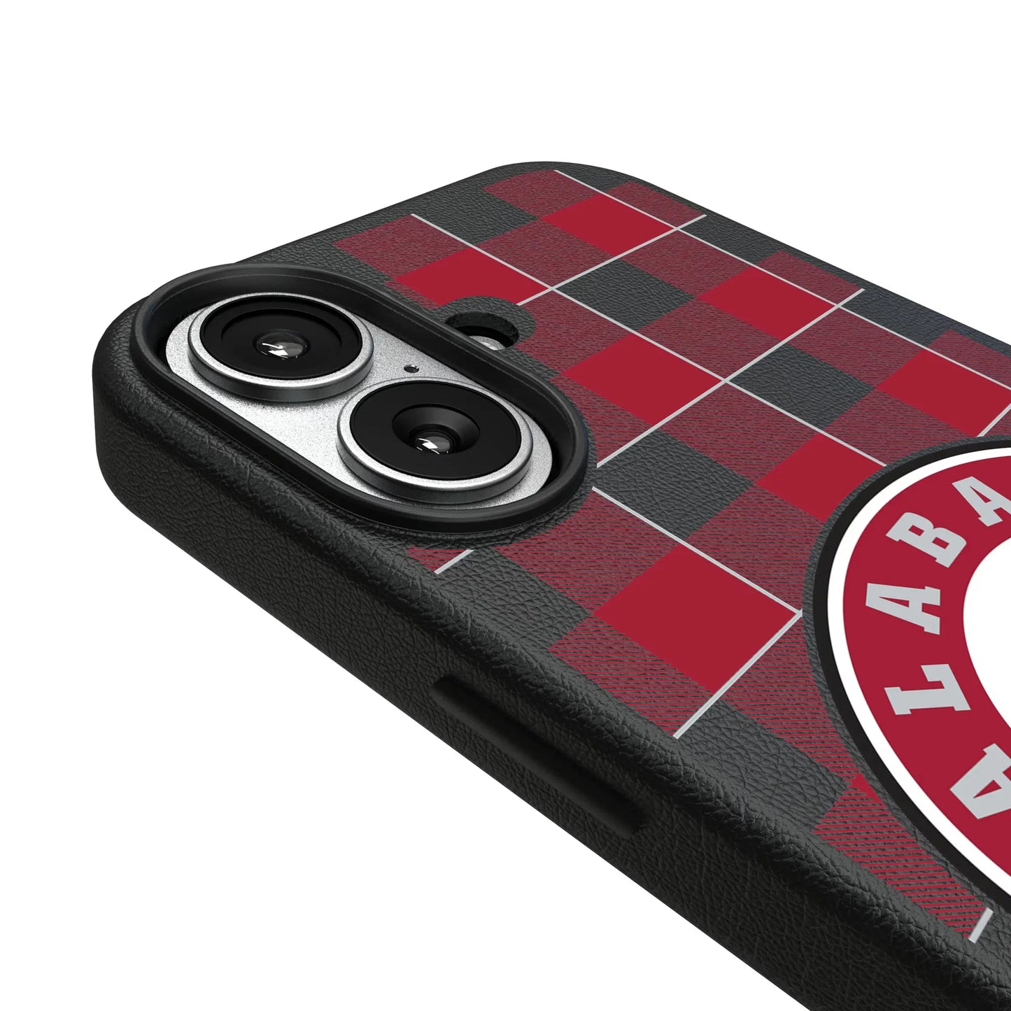 University of Alabama Crimson Tide Plaid MagSafe Compatible Phone Case for Apple iPhone