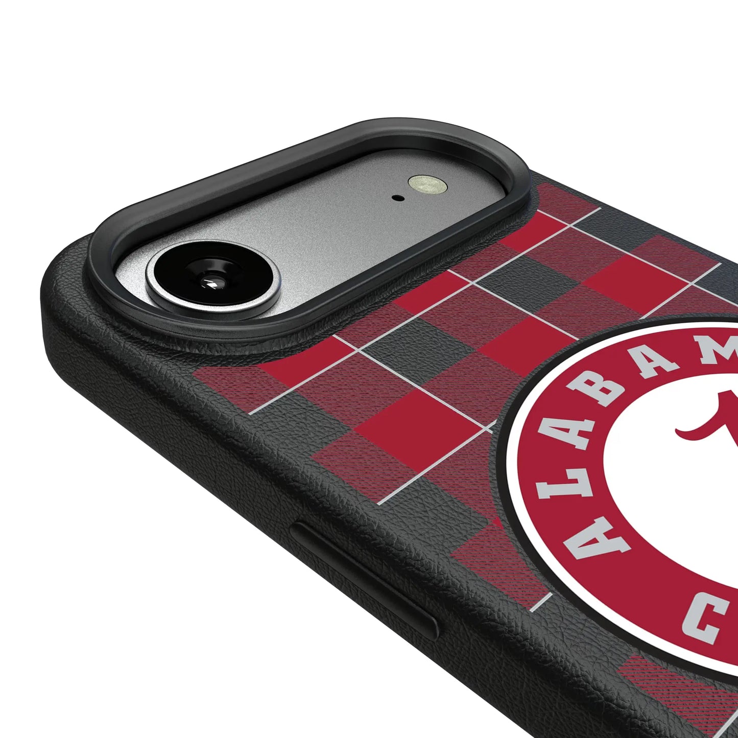 University of Alabama Crimson Tide Plaid MagSafe Compatible Phone Case for Apple iPhone