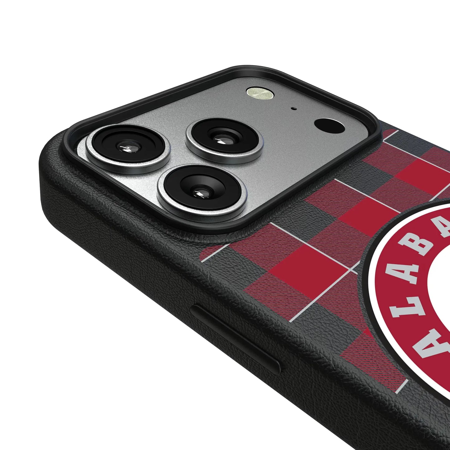 University of Alabama Crimson Tide Plaid MagSafe Compatible Phone Case for Apple iPhone
