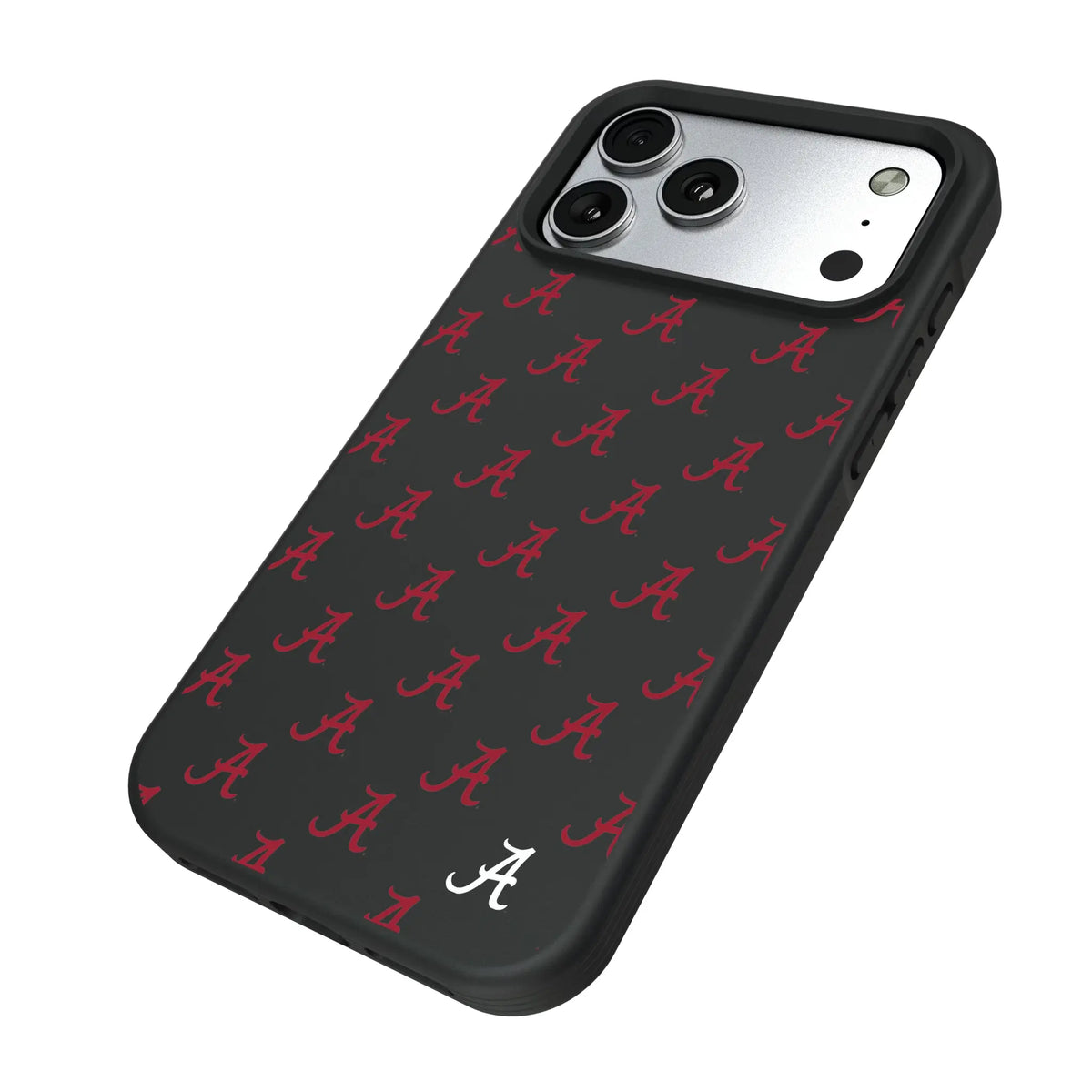University of Alabama Crimson Tide Script A Fashion Pattern Bump Phone Case for Apple iPhone