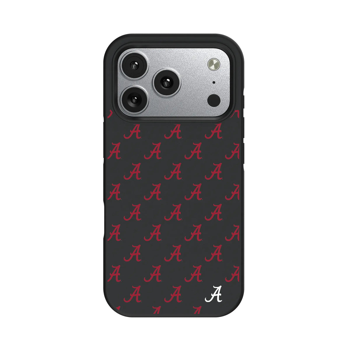 University of Alabama Crimson Tide Script A Fashion Pattern Bump Phone Case for Apple iPhone