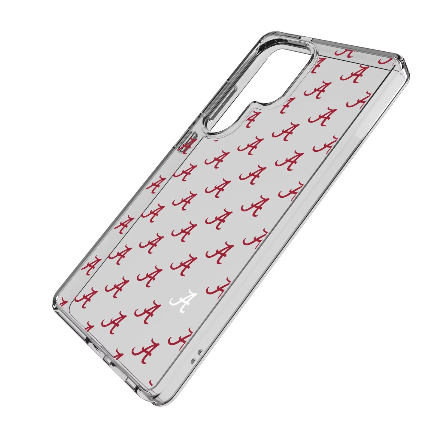 University of Alabama Crimson Tide Script A Fashion Pattern Clear Phone Case for Samsung Galaxy