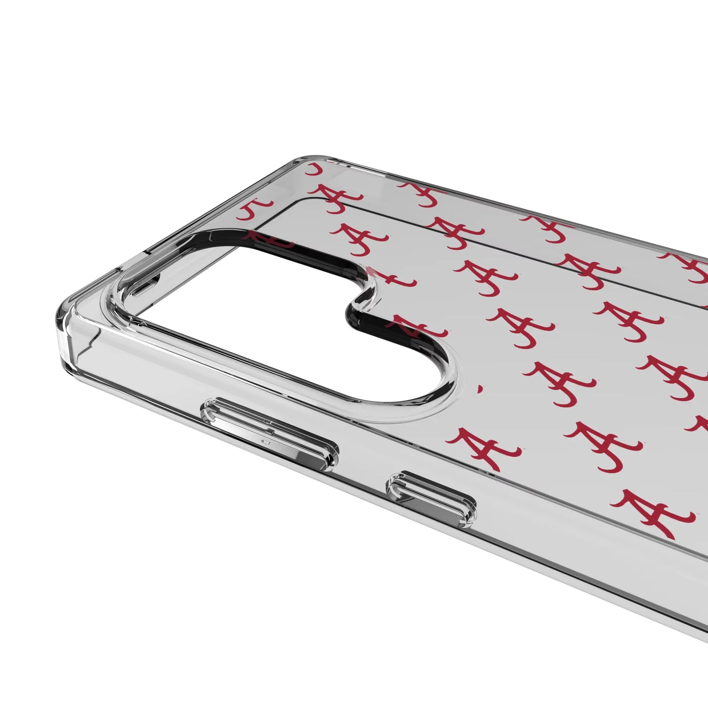University of Alabama Crimson Tide Script A Fashion Pattern Clear Phone Case for Samsung Galaxy