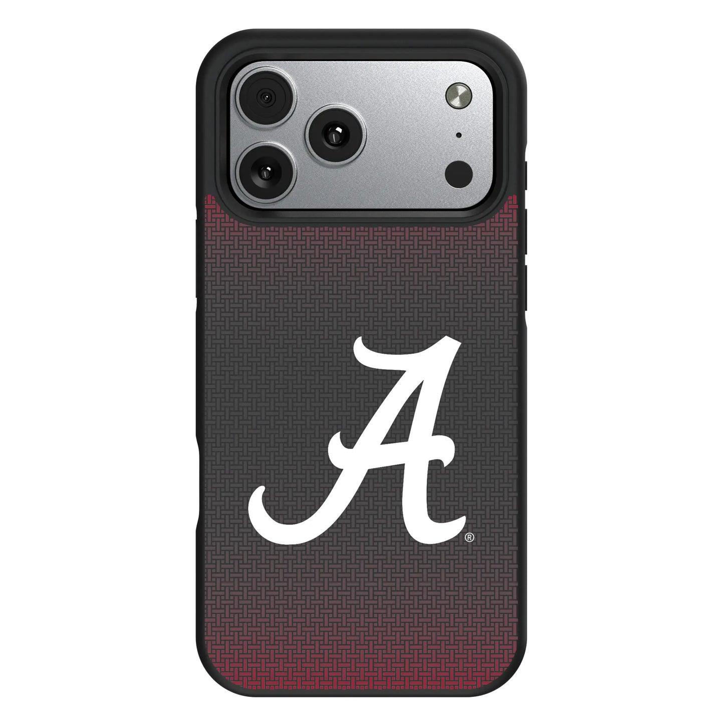University of Alabama Crimson Tide Script A Linen Bump Phone Case for Apple iPhone