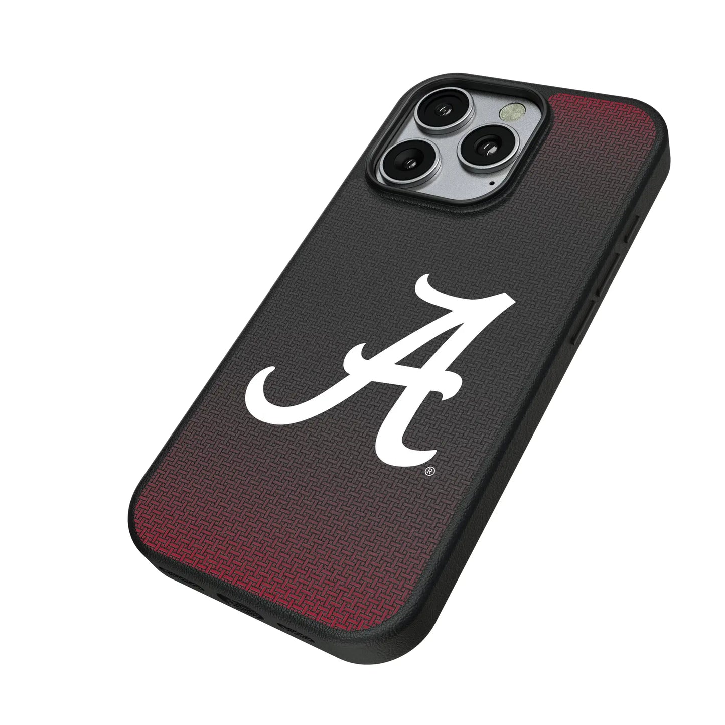 University of Alabama Crimson Tide Script A Linen MagSafe Compatible Phone Case for Apple iPhone