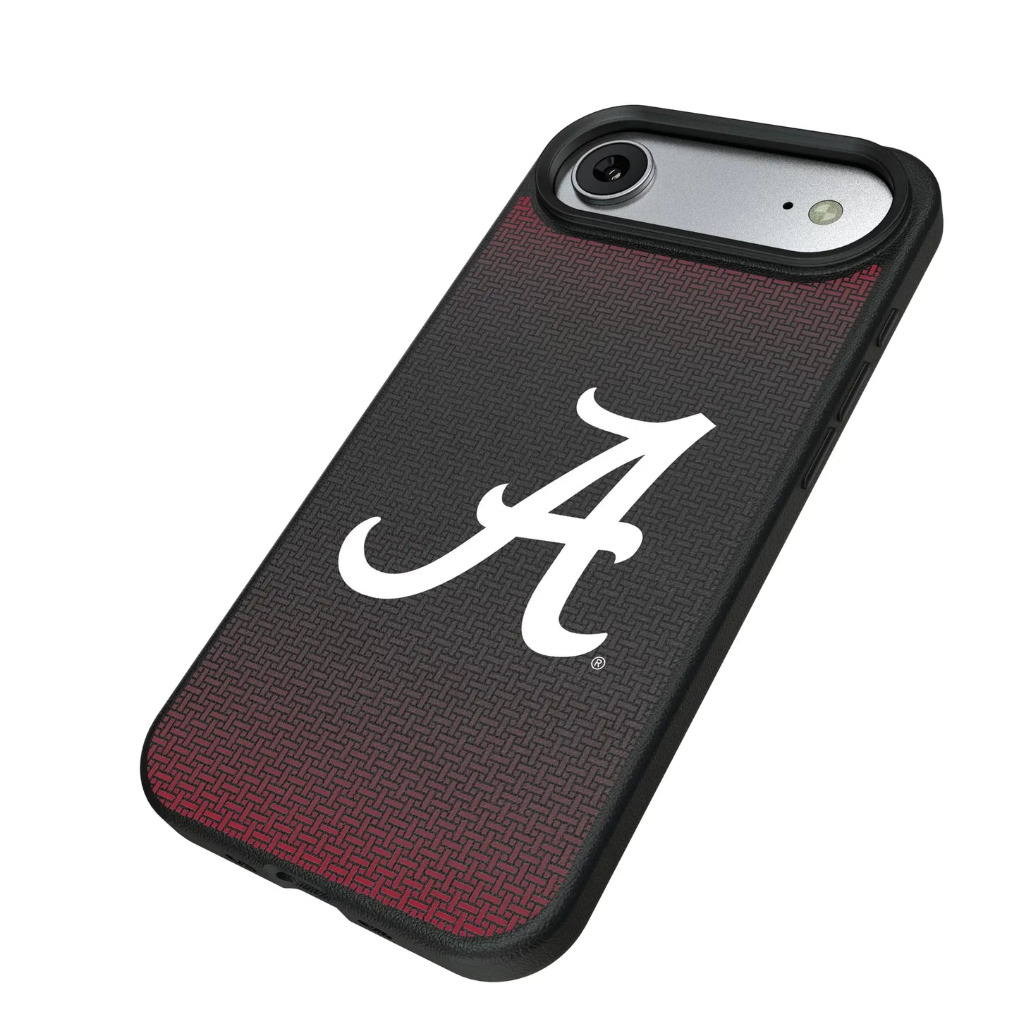 University of Alabama Crimson Tide Script A Linen MagSafe Compatible Phone Case for Apple iPhone