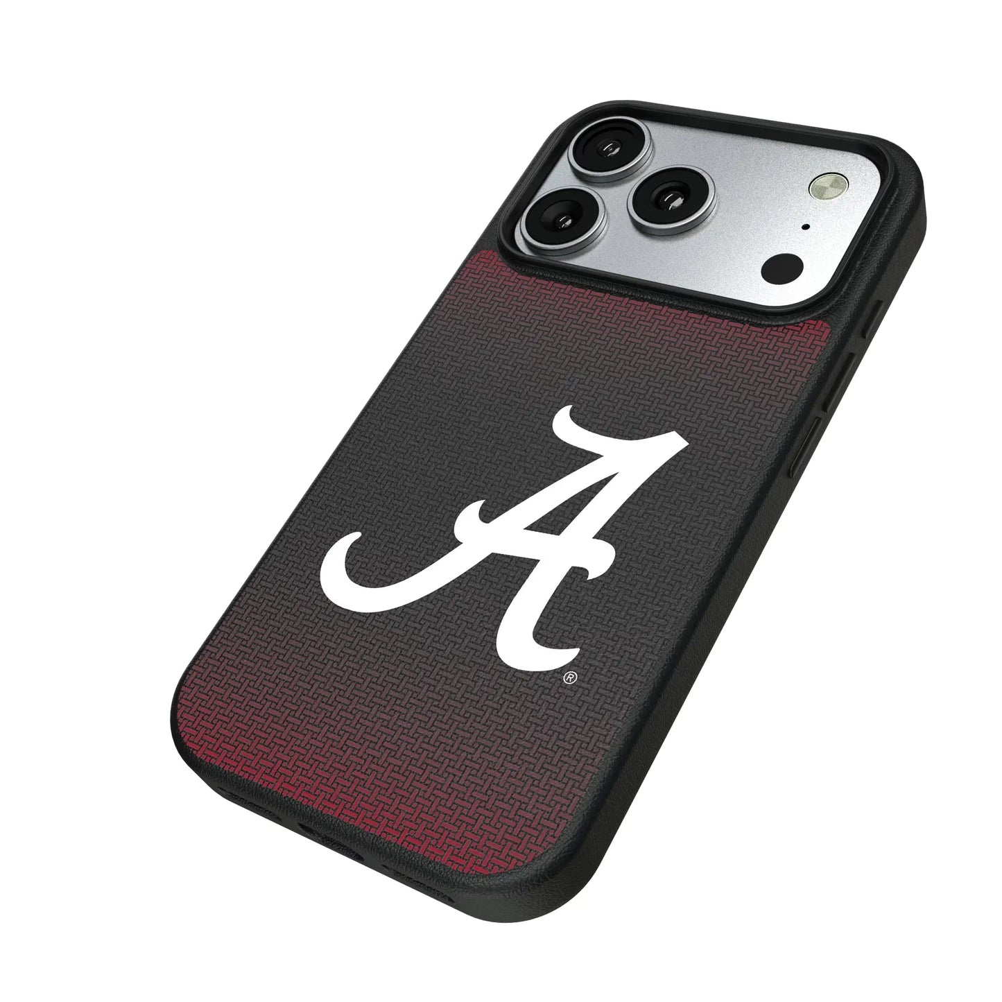 University of Alabama Crimson Tide Script A Linen MagSafe Compatible Phone Case for Apple iPhone