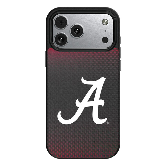 University of Alabama Crimson Tide Script A Linen MagSafe Compatible Phone Case for Apple iPhone