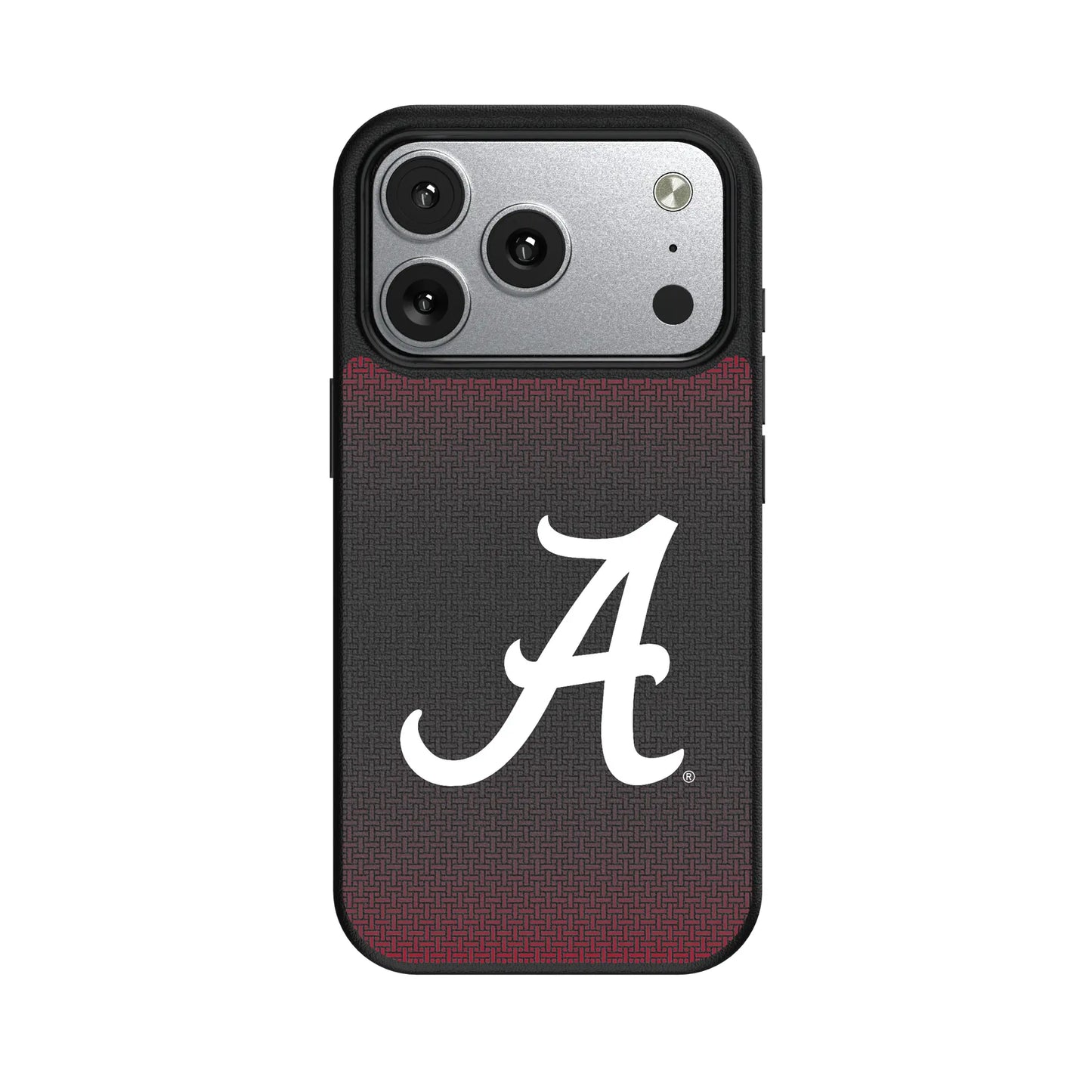 University of Alabama Crimson Tide Script A Linen MagSafe Compatible Phone Case for Apple iPhone