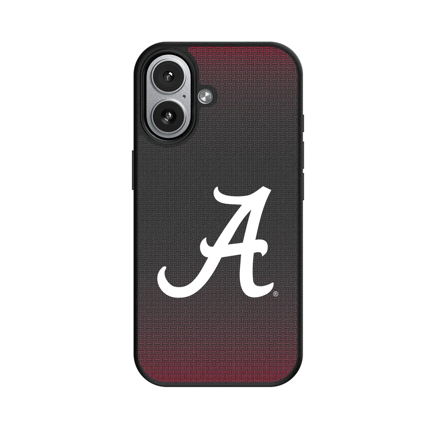 University of Alabama Crimson Tide Script A Linen MagSafe Compatible Phone Case for Apple iPhone