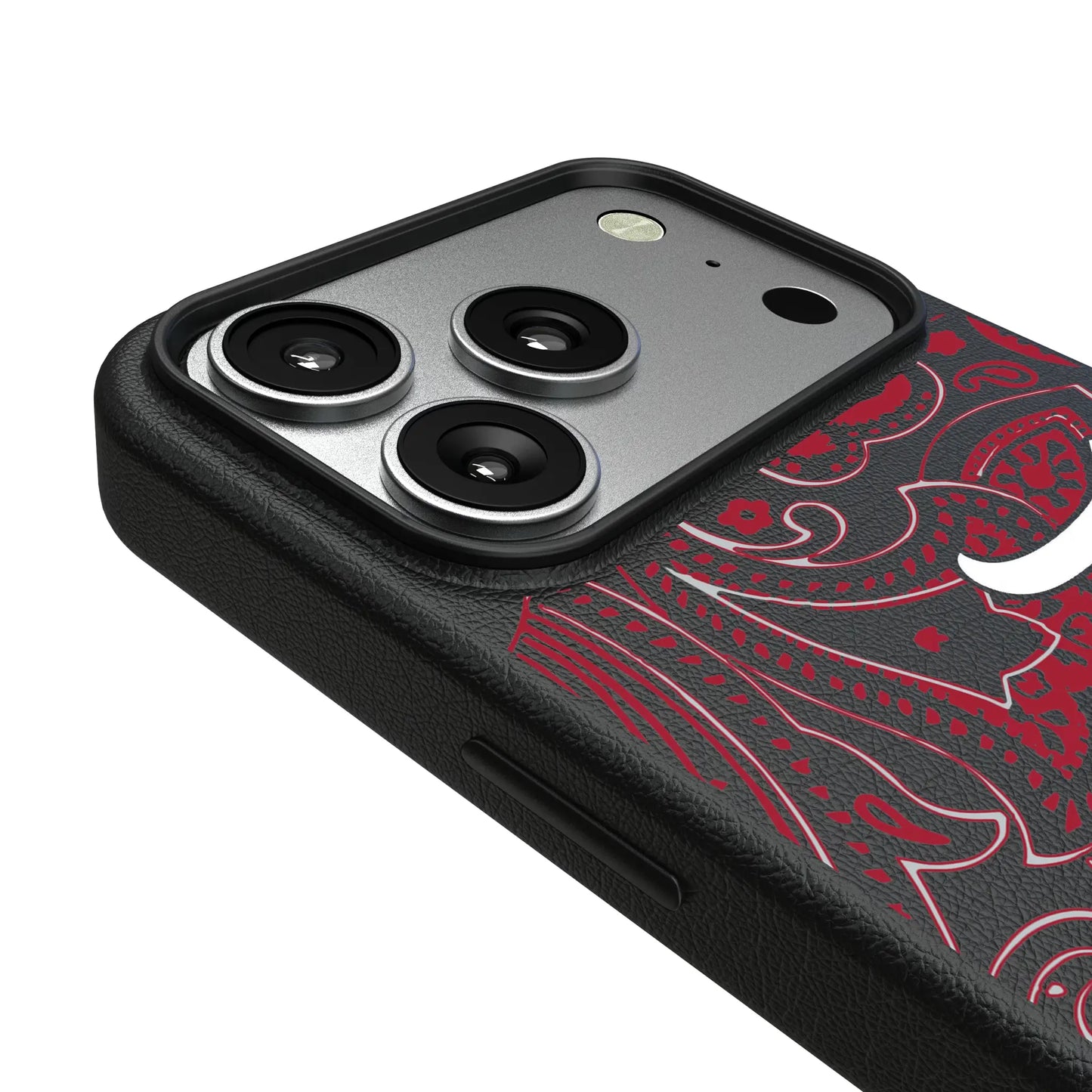 University of Alabama Crimson Tide Script A Paisley MagSafe Compatible Phone Case for Apple iPhone