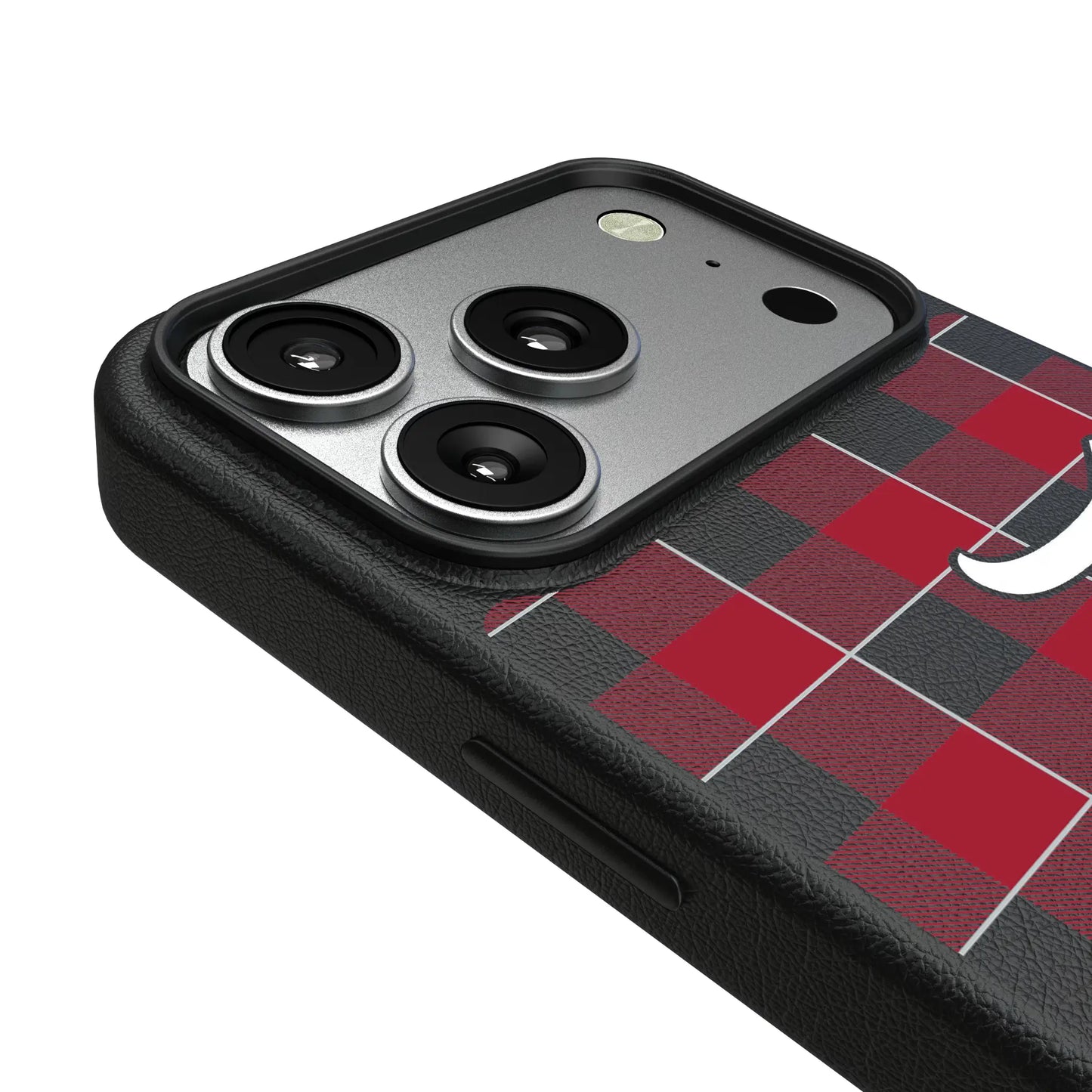 University of Alabama Crimson Tide Script A Plaid MagSafe Compatible Phone Case for Apple iPhone