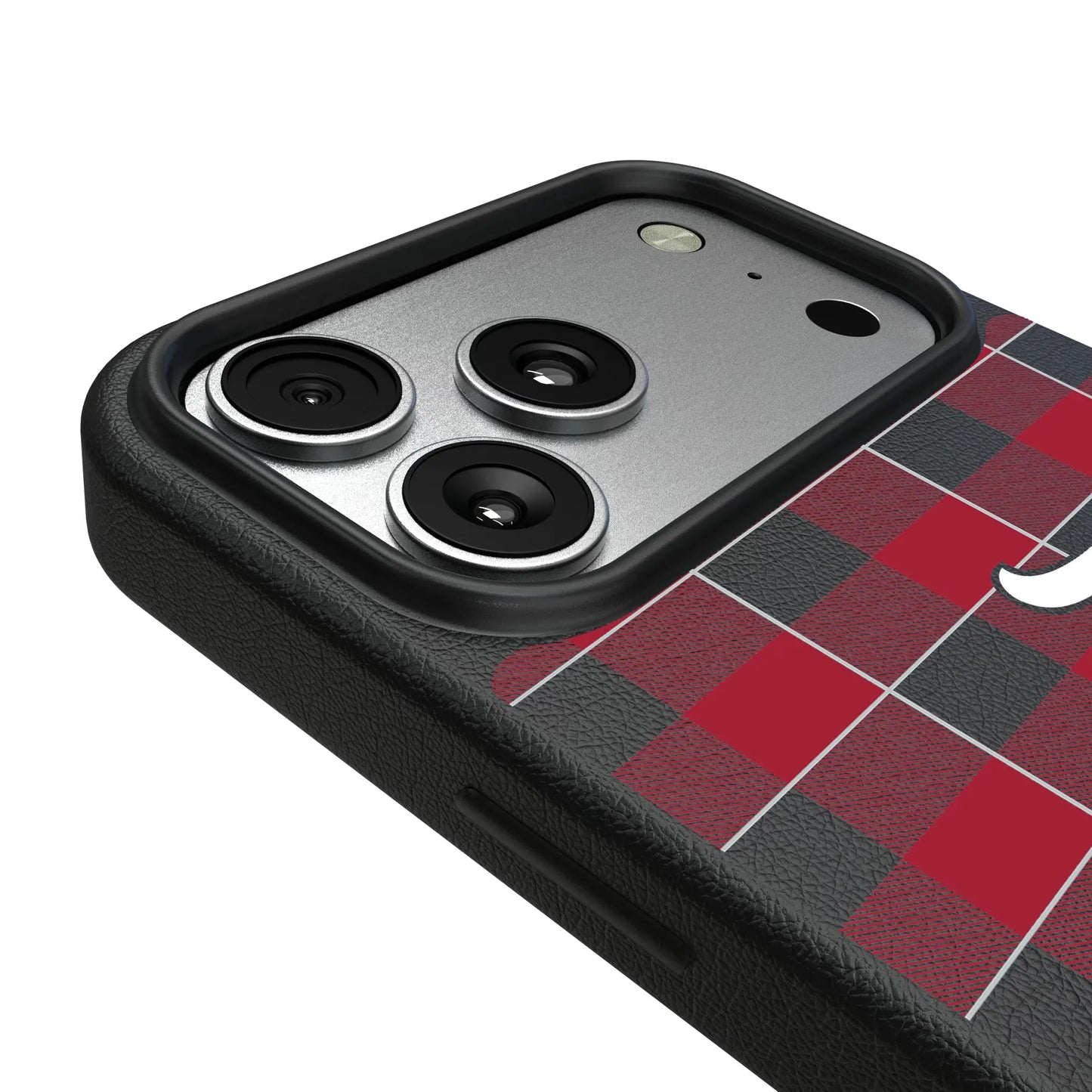 University of Alabama Crimson Tide Script A Plaid MagSafe Compatible Phone Case for Apple iPhone