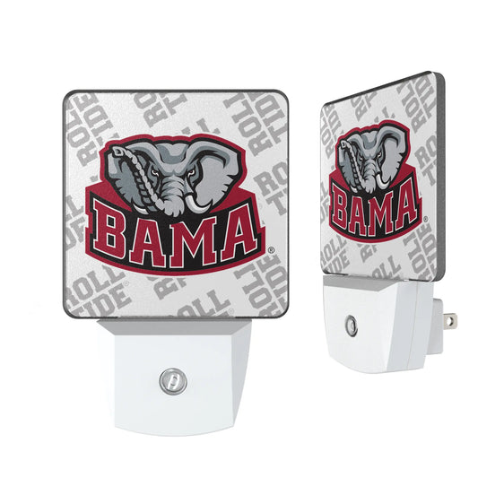 University of Alabama Crimson Tide Script A Quadtile Night Light 2-Pack