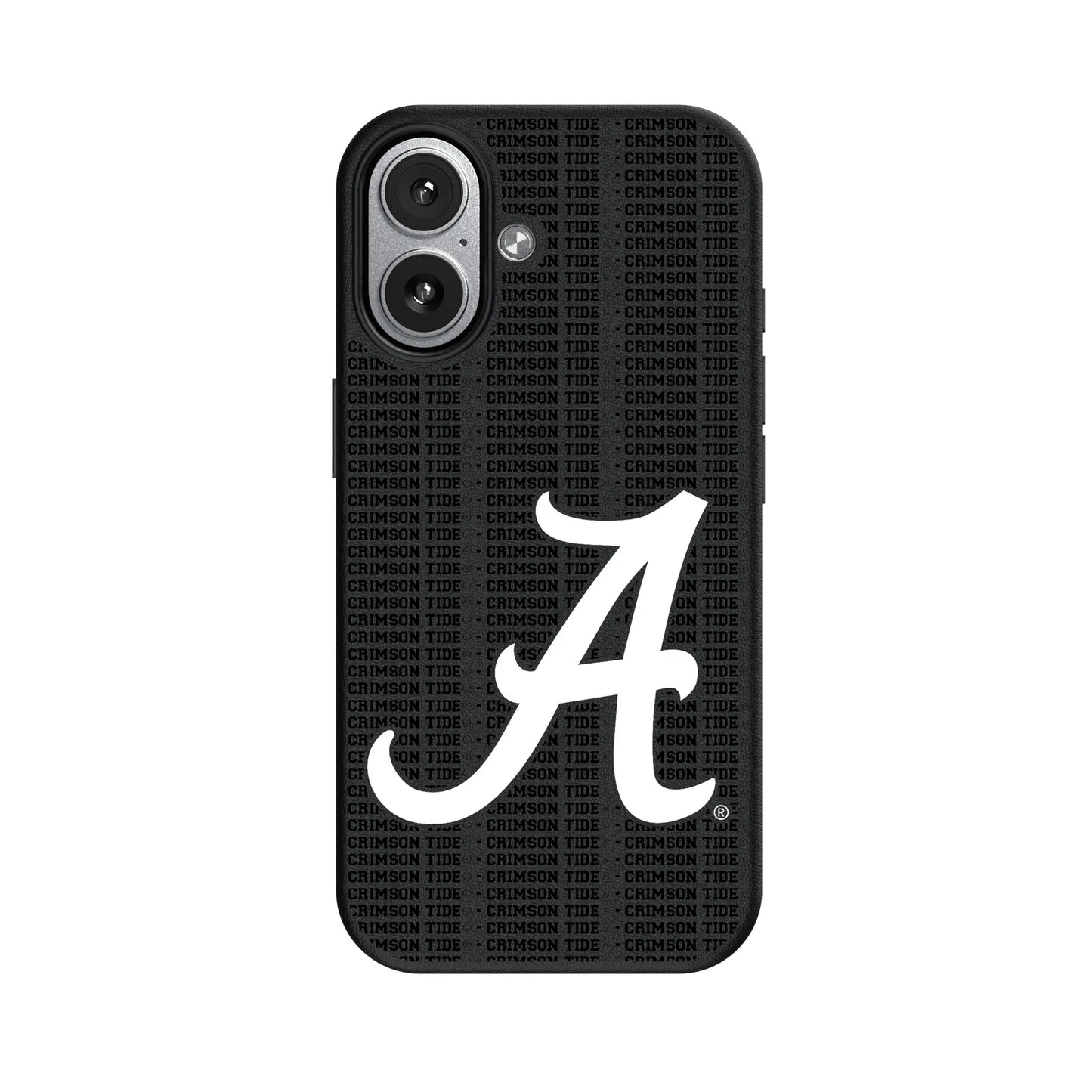 University of Alabama Crimson Tide Script A Text Backdrop MagSafe Compatible Phone Case for Apple iPhone