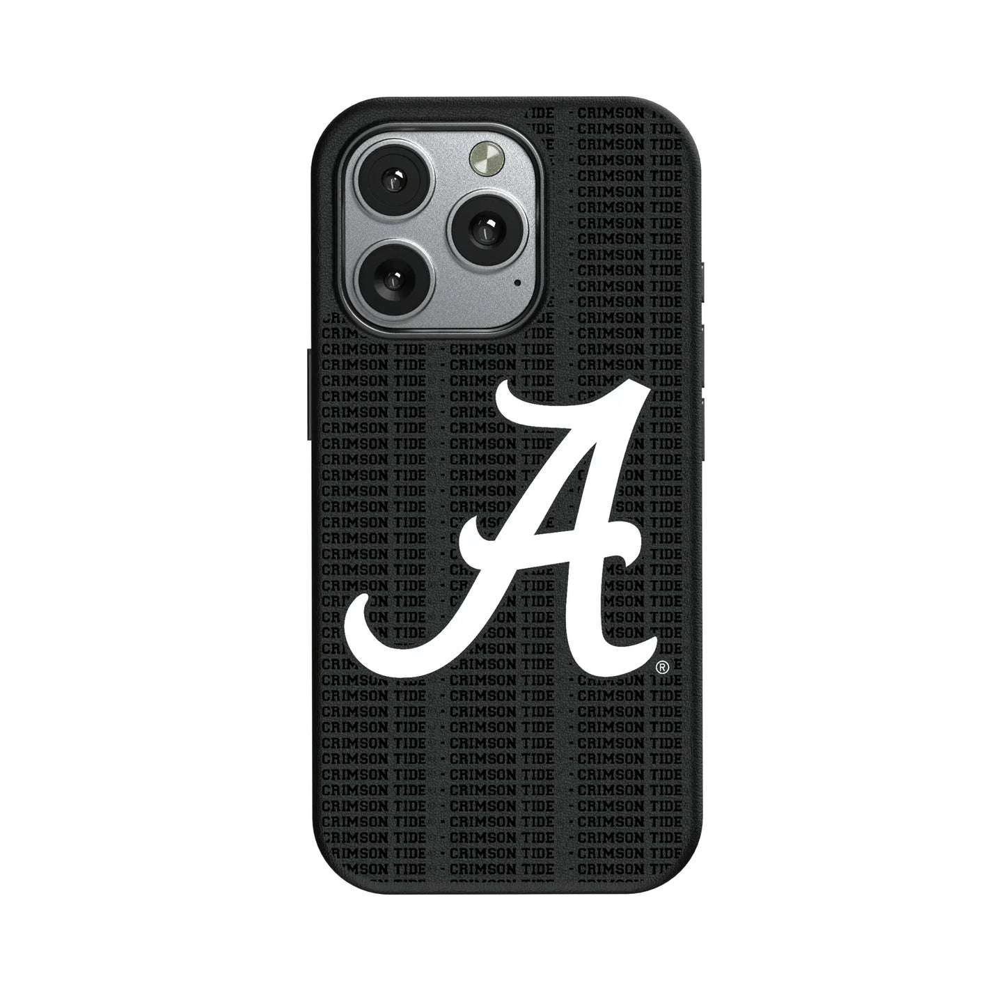 University of Alabama Crimson Tide Script A Text Backdrop MagSafe Compatible Phone Case for Apple iPhone