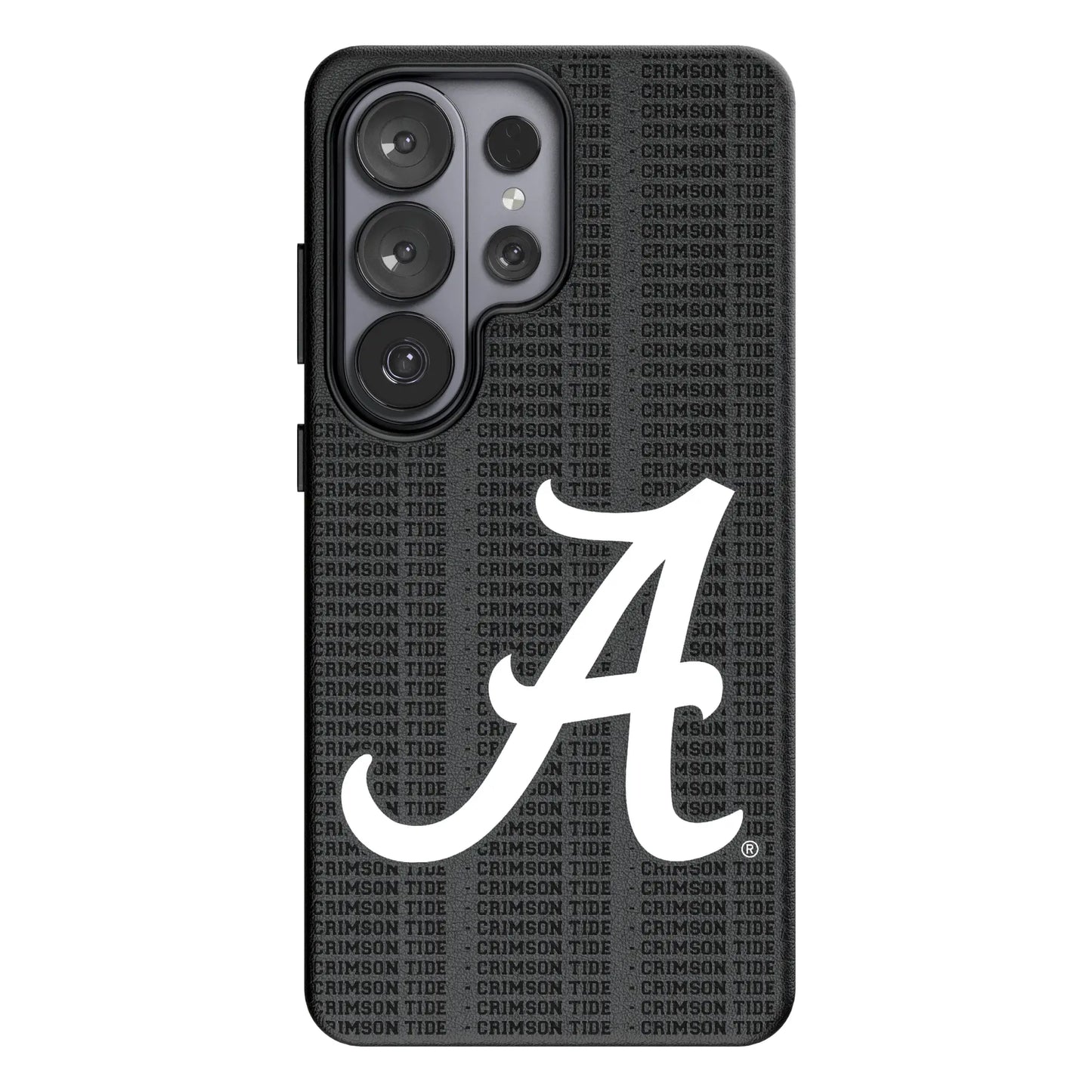 University of Alabama Crimson Tide Script A Text Backdrop MagSafe Compatible Phone Case for Samsung Galaxy