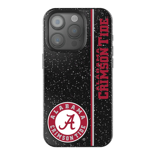 University of Alabama Crimson Tide Sidebar Black Bling Phone Case for Apple iPhone