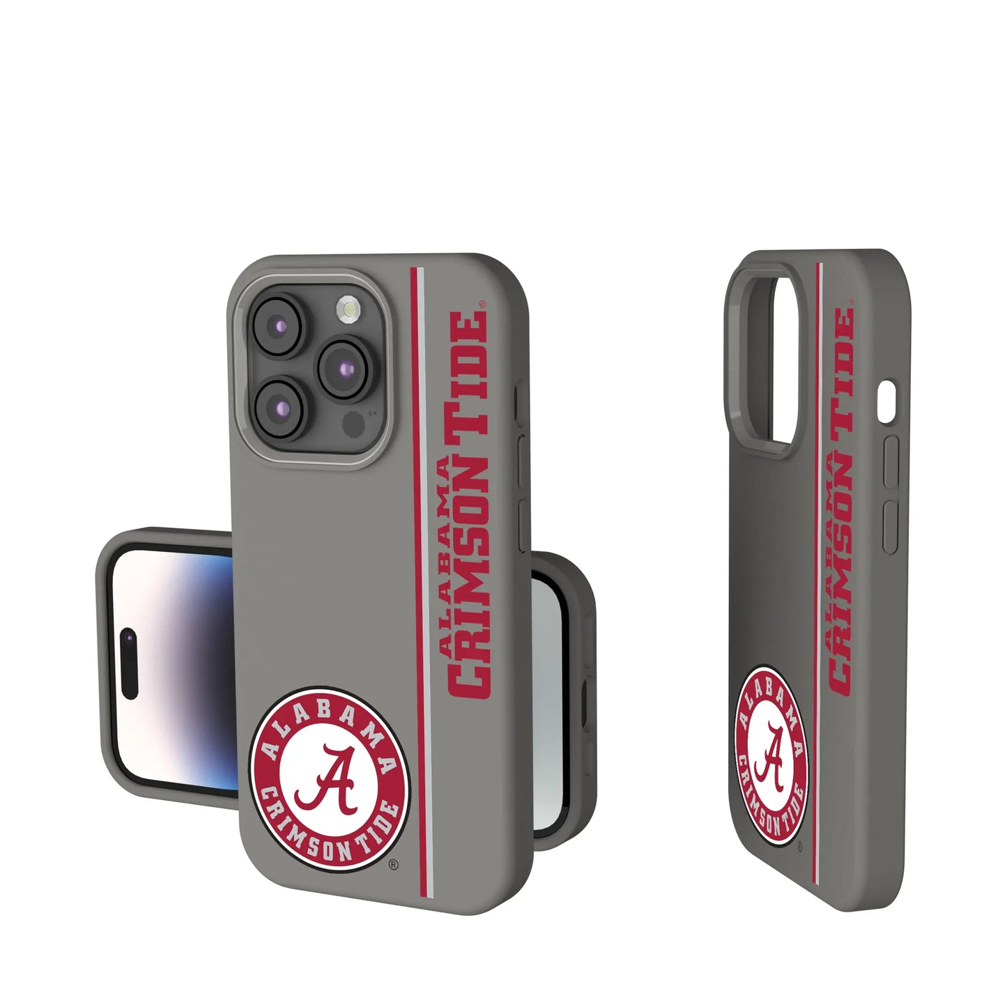 University of Alabama Crimson Tide Sidebar Soft Touch Phone Case for Apple iPhone