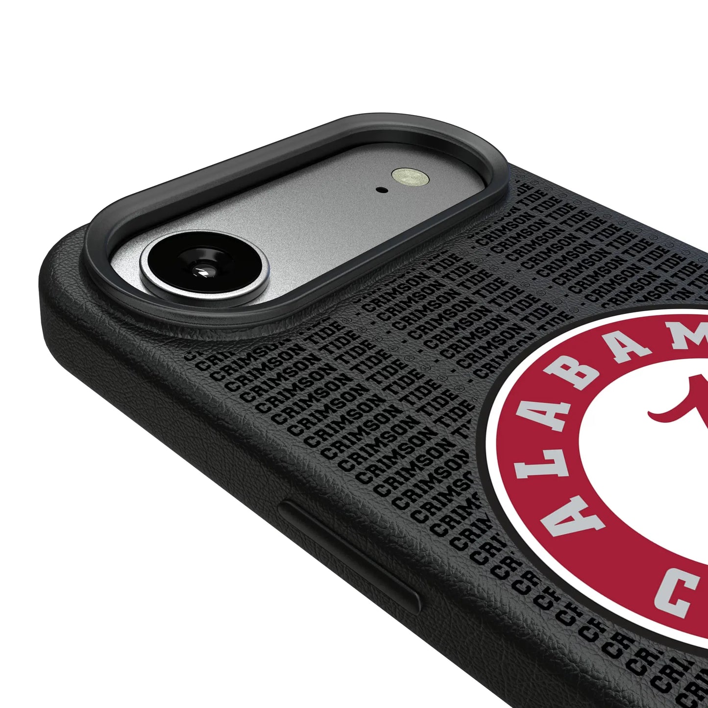 University of Alabama Crimson Tide Text Backdrop MagSafe Compatible Phone Case for Apple iPhone