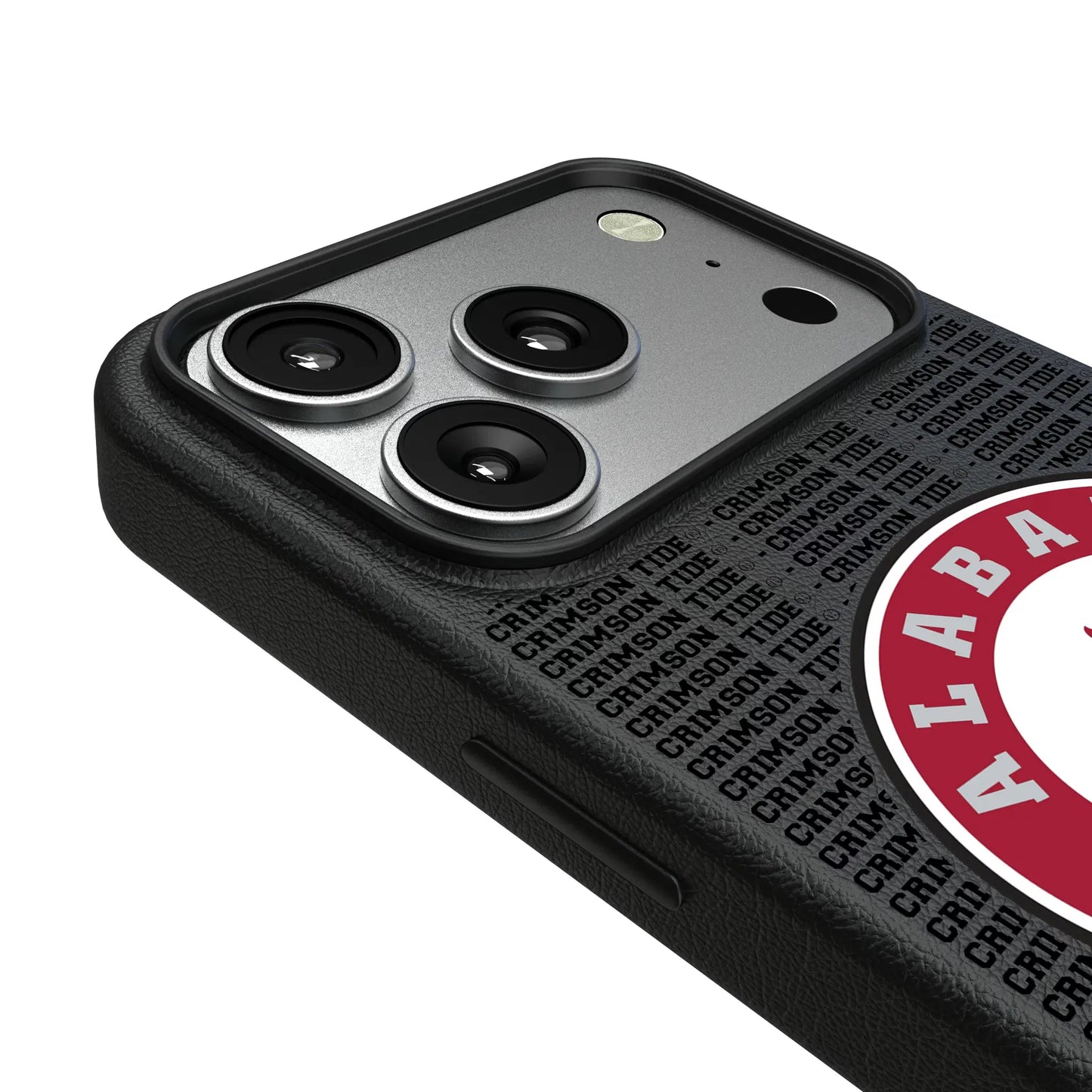 University of Alabama Crimson Tide Text Backdrop MagSafe Compatible Phone Case for Apple iPhone