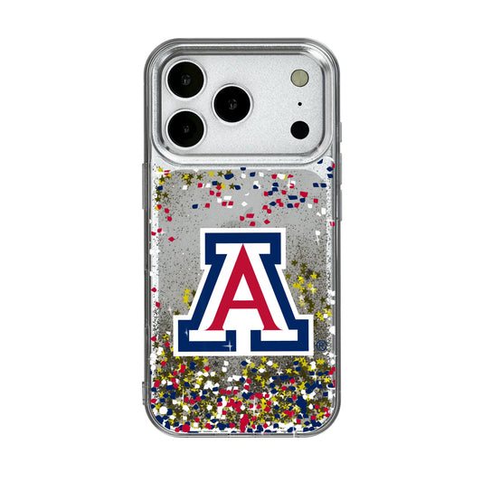 University of Arizona Wildcats Confetti Glitter Phone Case for Apple iPhone