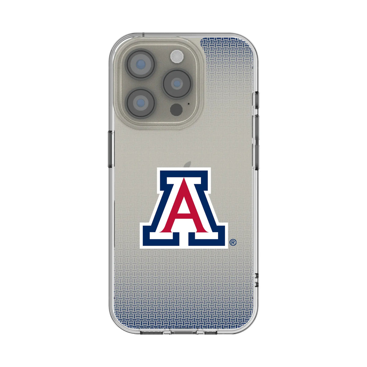 University of Arizona Wildcats Linen Clear Phone Case for Apple iPhone